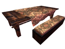 Inn table & benchs