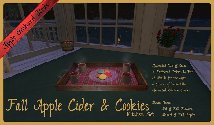 *ZK* Apple Cider & Cookies Set [Boxed] - Apple Orchard