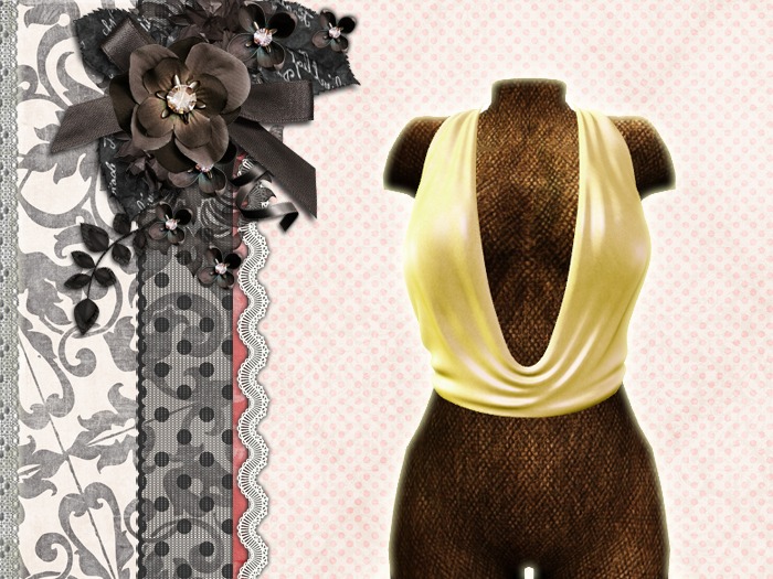 {P.Fashion} Trumpet Sleeve Flouncing Dress Package