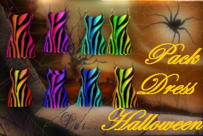 PACK DRESS HALLOWEEN