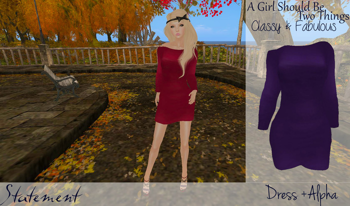 Cold Shoulder Dress (Red)