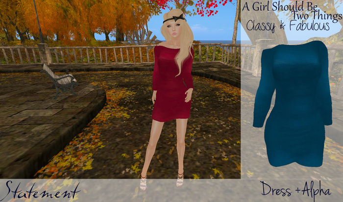 Cold Shoulder Dress (Red)