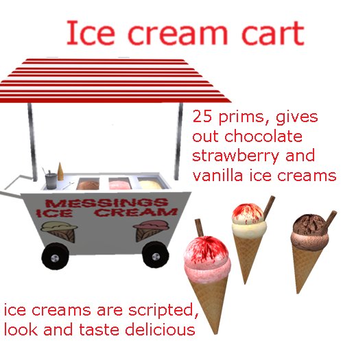 ice cream cart