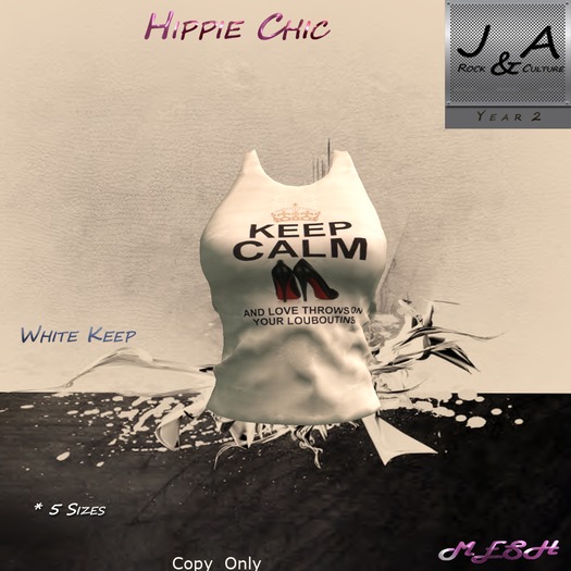 Tee Hippie Chic White Keep