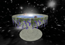 Wz Fairy Bath grey stone animated bathing scripted