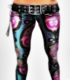 Jeans  Rippie Color blue