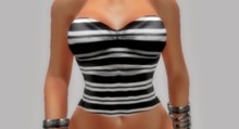 Top black white