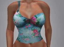 Top handle with flowers