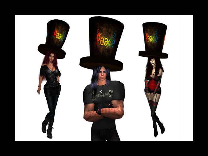 Peace Top Hat - Flexi