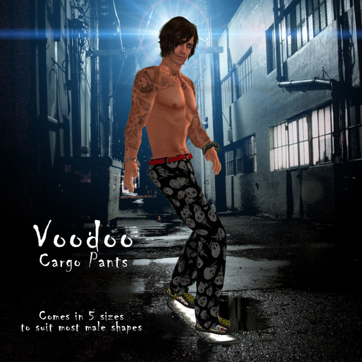 {REVERIE} Mesh Cargo Pants - Voodoo