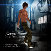 {REVERIE} Mesh Cargo Pants - Camo