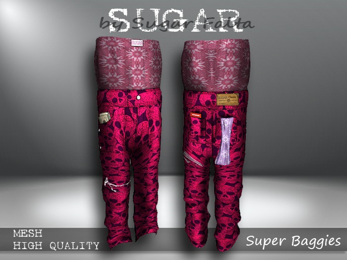 SUGAR Female Super Baggies 14 SUGAR SKULLS Boxed