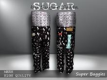 SUGAR Female Super Baggies 20 STARS n SKULLS Boxed