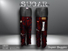 SUGAR Female Super Baggies 11 RED CAMO Boxed