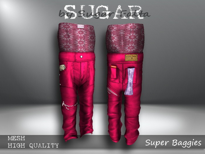 SUGAR Female Super Baggies 3 Boxed