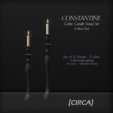 [C.] Pkg - "Constantine" Gothic Furniture/Decor Full Set (B&W)