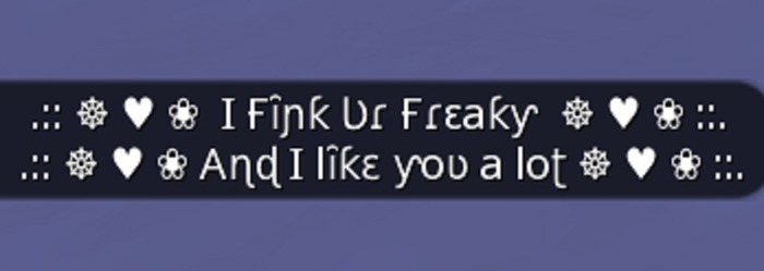 I Fink Ur Freaky & I Like You Alot ~ Gesture (with Sound)