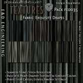 [FED035] 6 1024px High Resolution Heavy Drapery and Curtain Textures in Subdued Faded Colors by E&D ENGINEERING