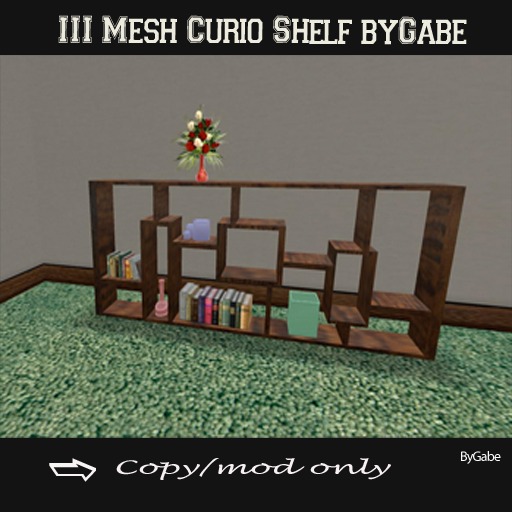 III Mesh Curio Shelf byGabe