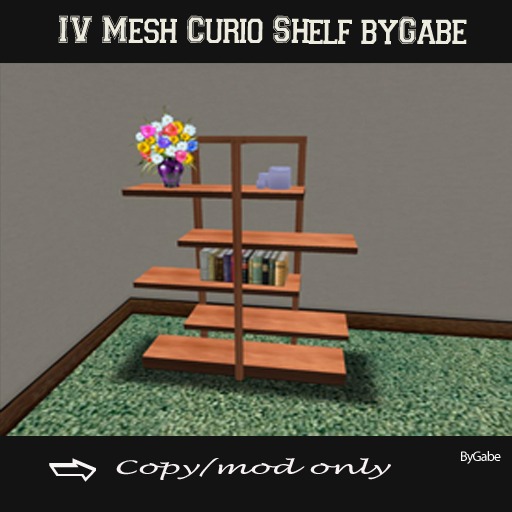 IV Mesh Curio Shelf byGabe 