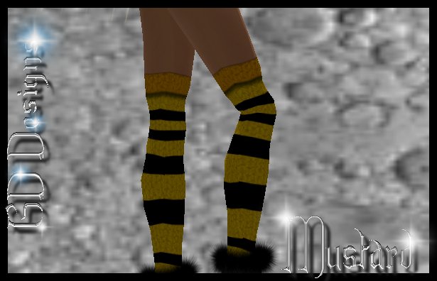 GD Mustard Socks Boxed