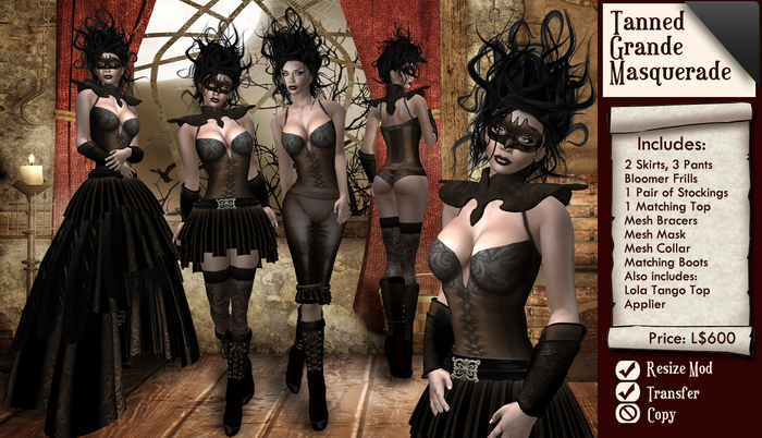 .:UnZipped Grande Masquerade Green