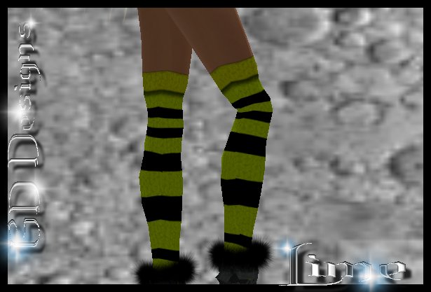 GD Lime Socks Boxed