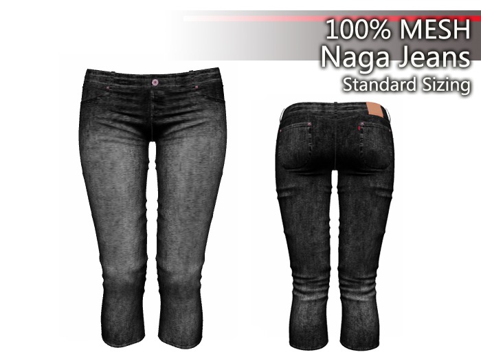 ★★100% Mesh Rigged★★Naga Jeans ap15