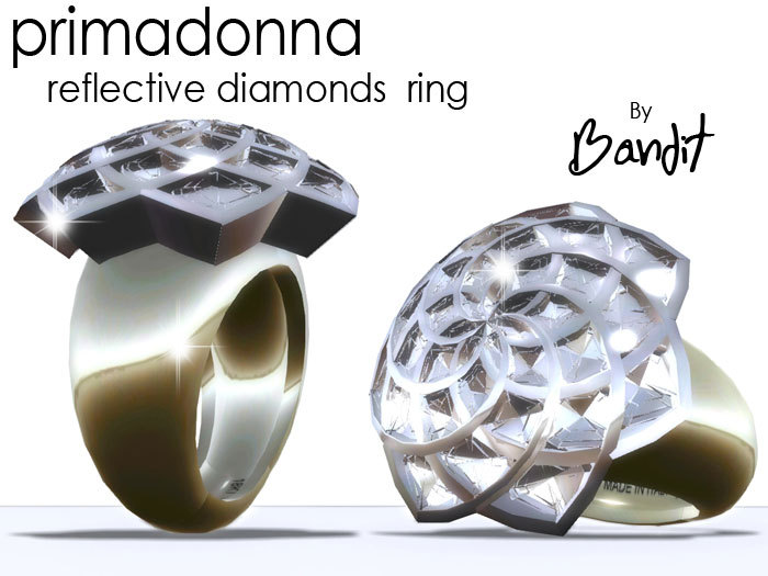 60 BANDIT DESIGN Moonlight Gold & Diamonds ring-resizable-bling-transfert