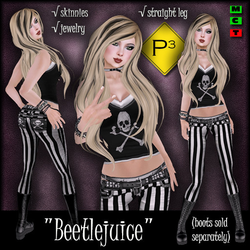 <P3> Beetlejuice - White