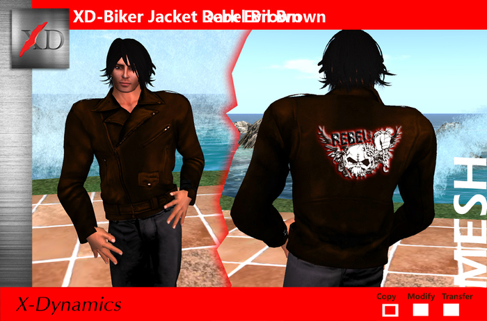 XD Biker Jacket -Dark Evil-Black 1.1