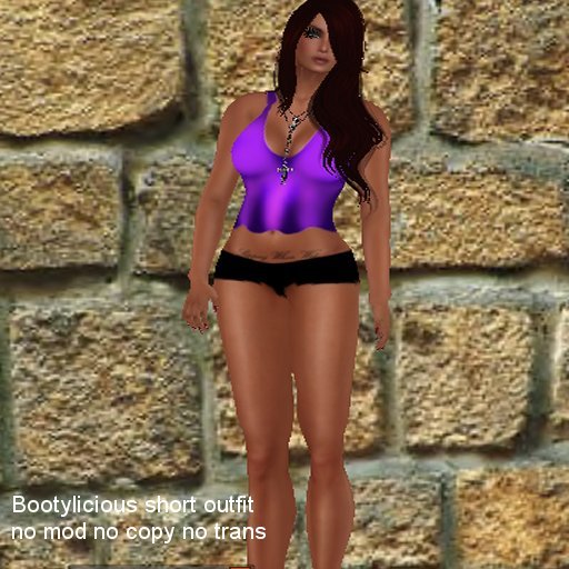Bootilicious short outfit