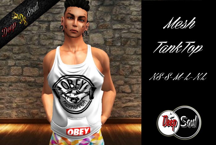 D.S OBEY Mesh Tank