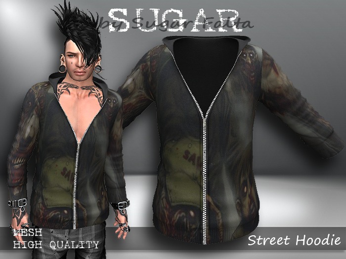 SUGAR Street Hoodie MALE - ZOMBIES Boxed