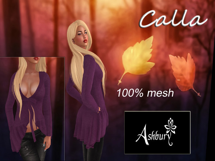 CALLA  RUFFLED CARDIGAN PURPLE