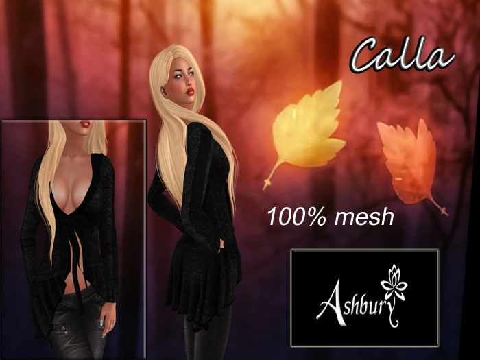 CALLA  RUFFLED CARDIGAN BLACK