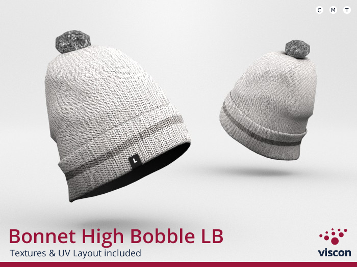 *viscon* Mesh Bonnet High Bobble LB