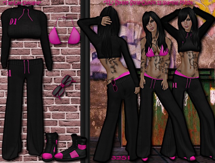 *Tay-Lay-Designs* Street Style-Outfit 12 (partial Mesh)