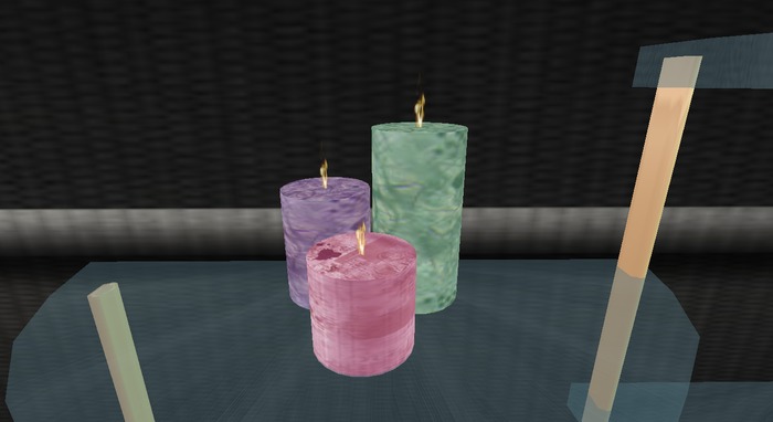 {R&S} Tri-Pillar Working Candle (Pastels)