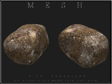 T-3D Creations [ ROCK No.2 ] MESH - Full Perm -
