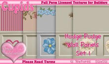*Cupids Textures * 12 HODGE PODGE WALL PANEL