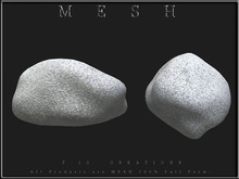 T-3D Creations [ ROCK No.3 ] MESH - Full Perm