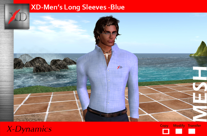XD Long Sleeves Shirt Pink Stripped