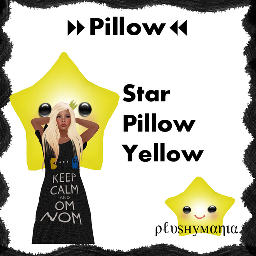 *~PM~* StarPillow Yellow Smile