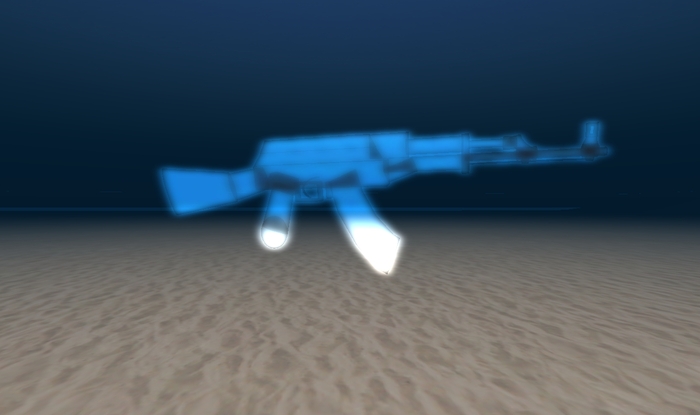 AK-47 Super Push Gun 1.0 - Knocks target up to 2 sims away!
