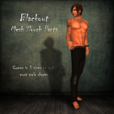 {REVERIE} Mesh Slouch Pants - Black Out