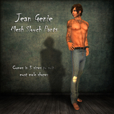 {REVERIE} Mesh Slouch Pants - Jean Genie