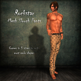 {REVERIE} Mesh Slouch Pants - Rockstar