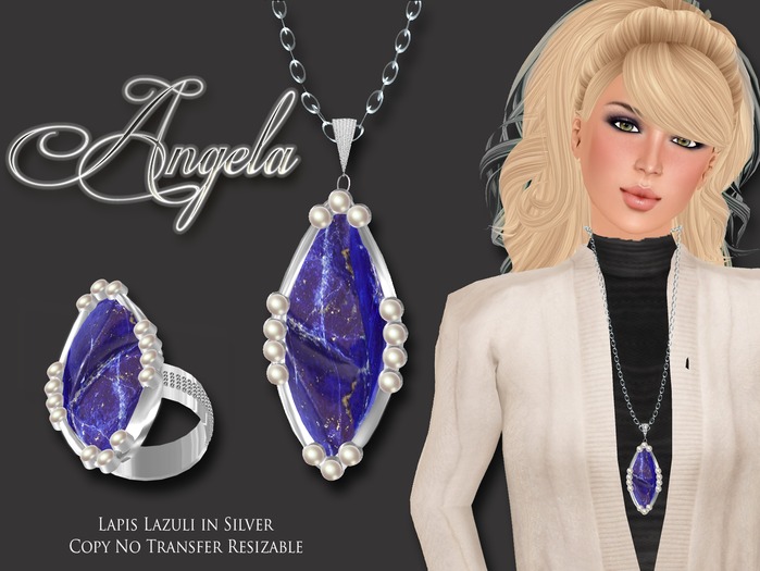 Exquisite Angela Set - Lapis