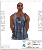 ~EccentriciXi~ Hoodie Camo Digital Mid Blues